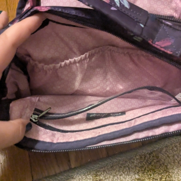 Lug Scoop Purple Dragonfly Crossbody - Picture 3 of 6